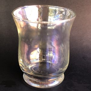 Opalescent Tulip Candle Container