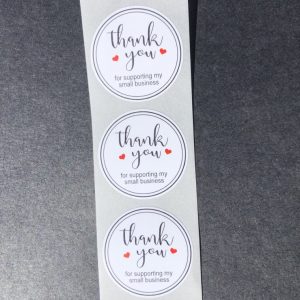 Thank You For Supporting My Small Business Stickers